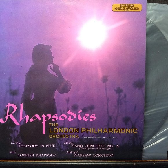 3/$25 vintage 70s London Philharmonic Rhapsodies record - Picture 1 of 2